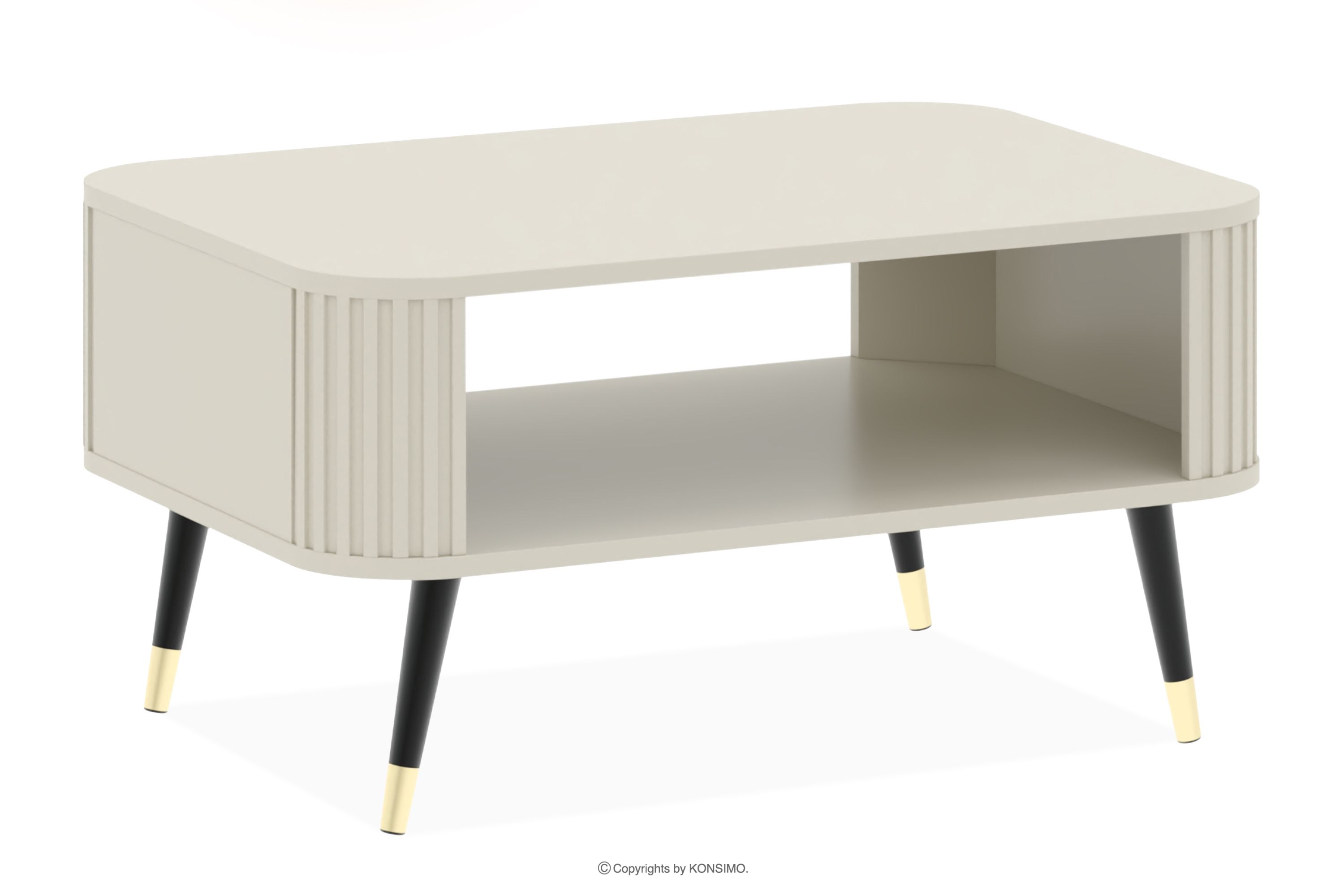 Konferenčný stolík s rifľovým krémom