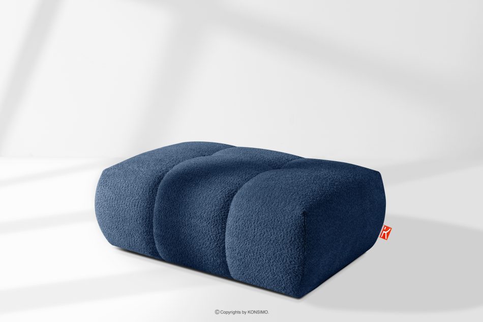 LIRA Puf boucle v štýle japandi tmavo modrá tmavo modrá - obrázok 7