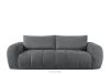 Sofa boucle v štýle japandi tmavo sivá