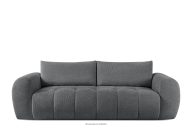 Sofa boucle v štýle japandi tmavo sivá