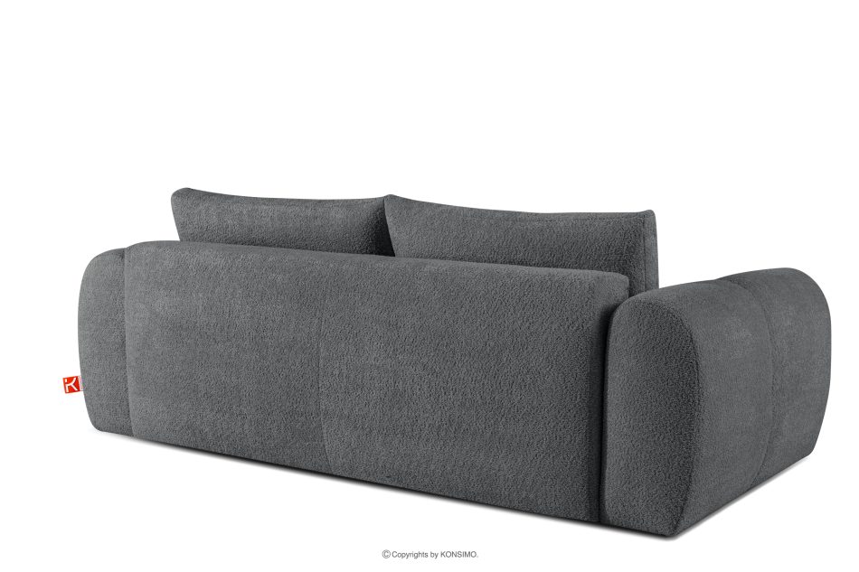 LIRA Sofa boucle v štýle japandi tmavo sivá tmavo sivá - obrázok 4
