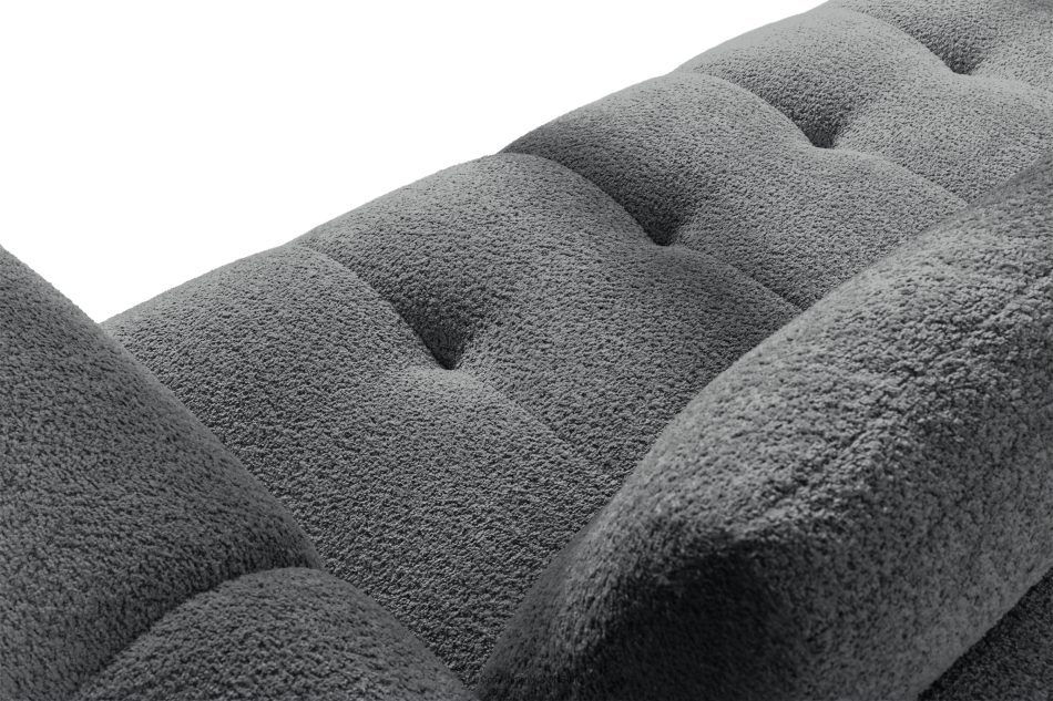 LIRA Sofa boucle v štýle japandi tmavo sivá tmavo sivá - obrázok 10