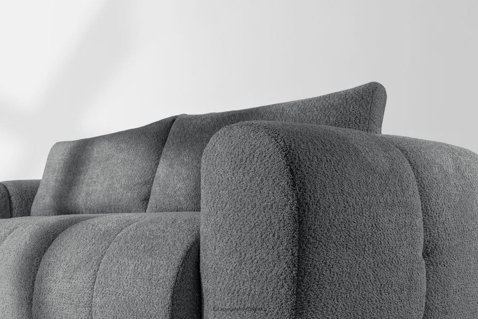 LIRA Sofa boucle v štýle japandi tmavo sivá tmavo sivá - obrázok 11