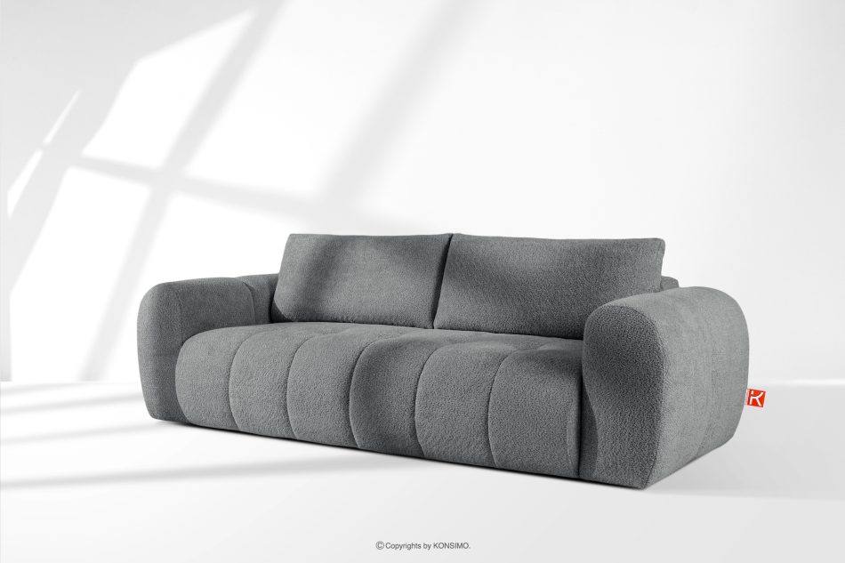 LIRA Sofa boucle v štýle japandi tmavo sivá tmavo sivá - obrázok 18