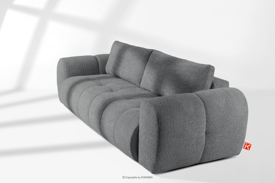 LIRA Sofa boucle v štýle japandi tmavo sivá tmavo sivá - obrázok 20