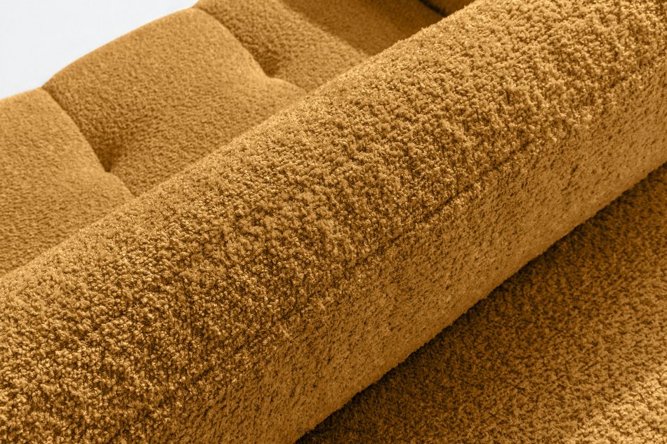 LIRA Sofa boucle v štýle japandi medová medová - obrázok 12
