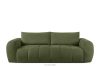 Sofa boucle v štýle japandi olivová