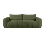 Sofa boucle v štýle japandi olivová