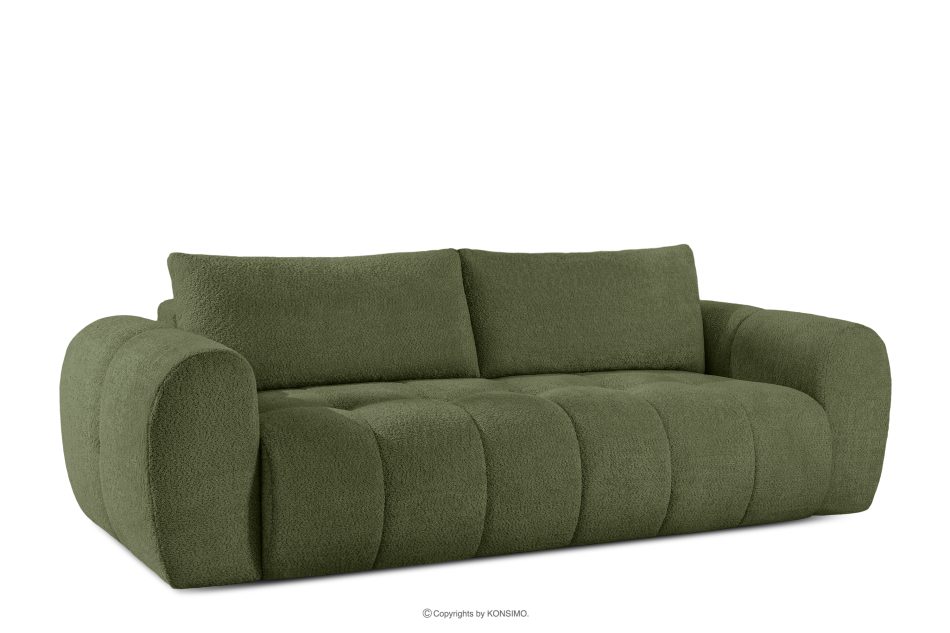 LIRA Sofa boucle v štýle japandi olivová olivová - obrázok 2