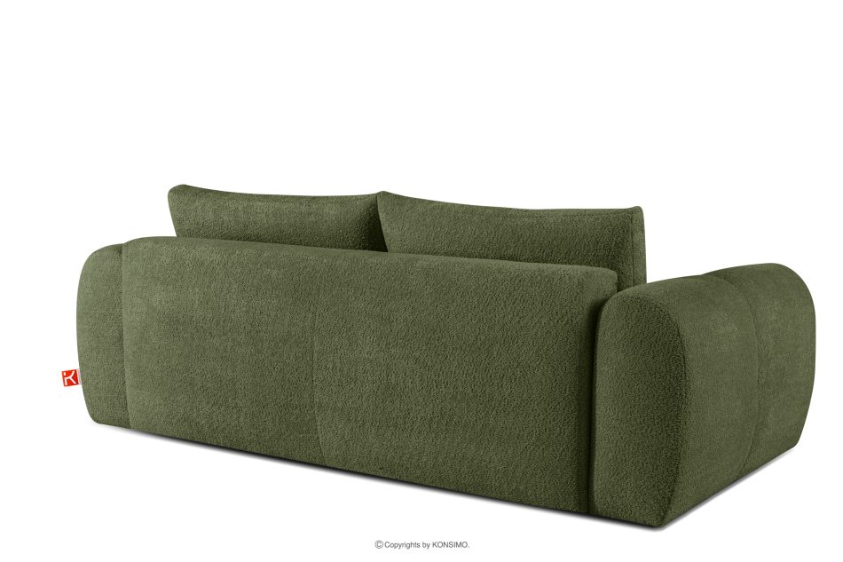 LIRA Sofa boucle v štýle japandi olivová olivová - obrázok 4