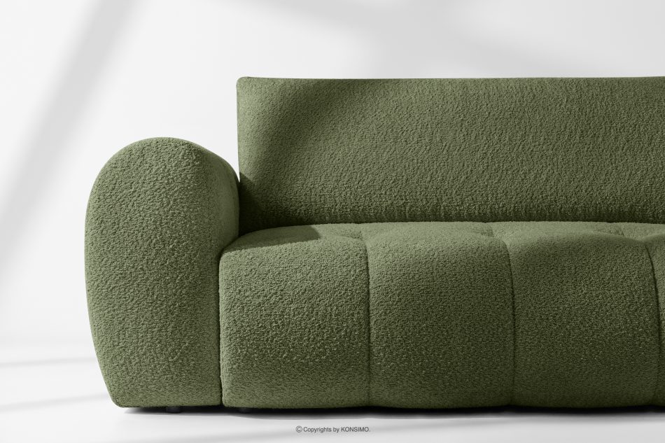 LIRA Sofa boucle v štýle japandi olivová olivová - obrázok 8