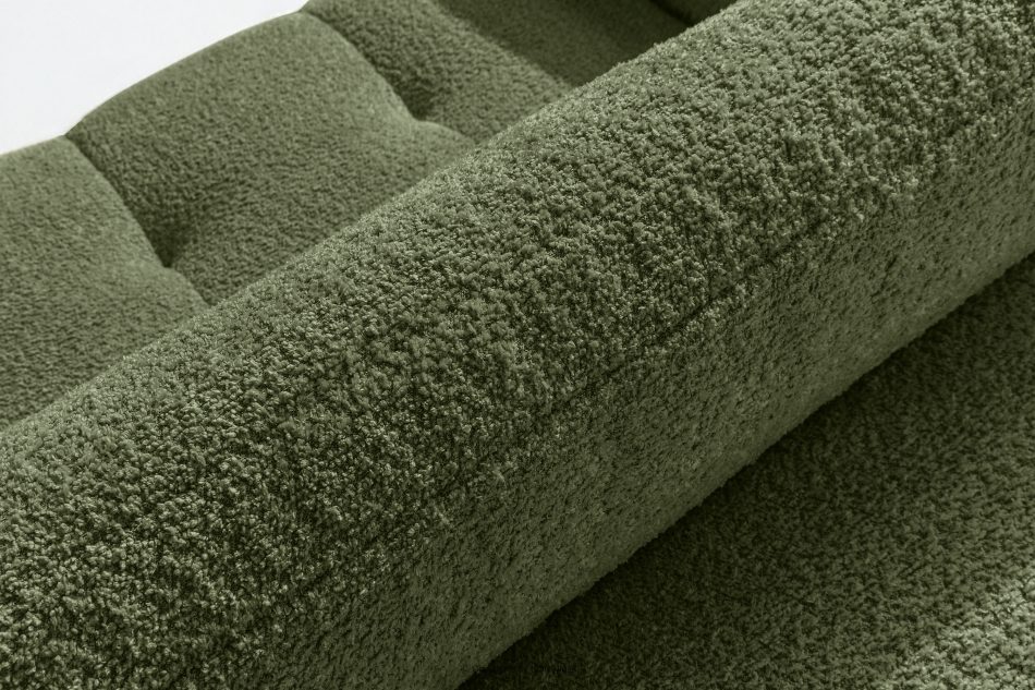 LIRA Sofa boucle v štýle japandi olivová olivová - obrázok 12