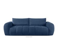Sofa boucle v štýle japandi tmavo modrá
