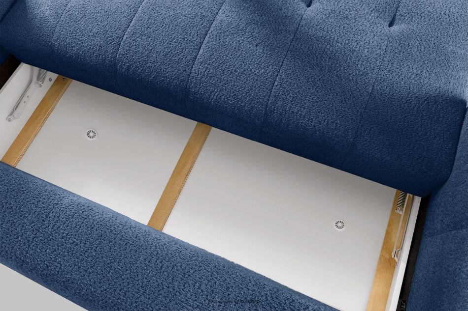 LIRA Sofa boucle v štýle japandi tmavo modrá tmavo modrá - obrázok 15