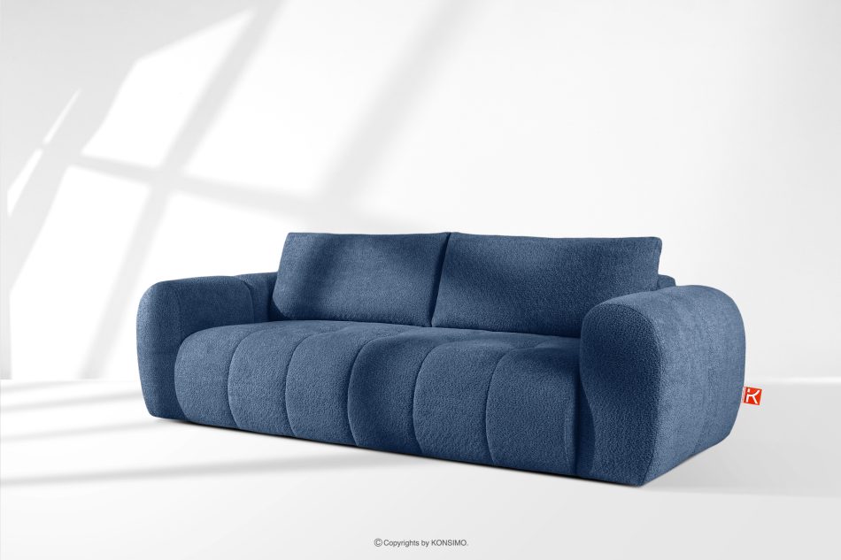 LIRA Sofa boucle v štýle japandi tmavo modrá tmavo modrá - obrázok 18