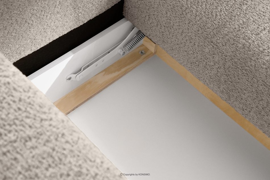 LIRA Rohová pohovka z látky boucle sivá vpravo sivá - obrázok 17