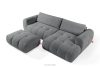 LIRA Rohová sedacia súprava v japandi štýle boucle tmavosivá vpravo tmavošedá - obrázok 7