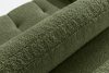 LIRA Rohová pohovka v japandi štýle boucle látka olivová vpravo olivová - obrázok 13