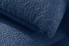 LIRA Rohová pohovka v japandi štýle boucle navy blue vpravo tmavomodrá - obrázok 15