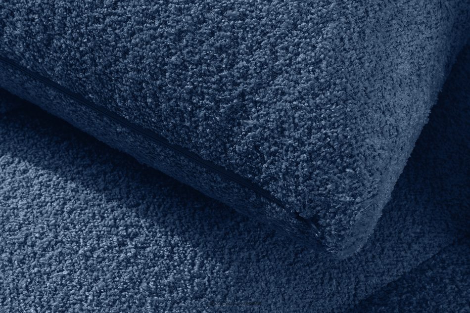 LIRA Rohová pohovka v japandi štýle boucle navy blue vpravo tmavomodrá - obrázok 14