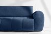 LIRA Rohová pohovka v japandi štýle boucle látka tmavomodrá vľavo tmavomodrá - obrázok 9