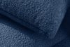 LIRA Pravá rohová pohovka a puf z látky boucle námornícka modrá tmavomodrá - obrázok 16