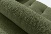 LIRA Pravá rohová pohovka a puf z látky boucle olivová olivová - obrázok 14