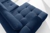 LIRA Pravá rohová pohovka a puf z látky boucle námornícka modrá tmavomodrá - obrázok 12