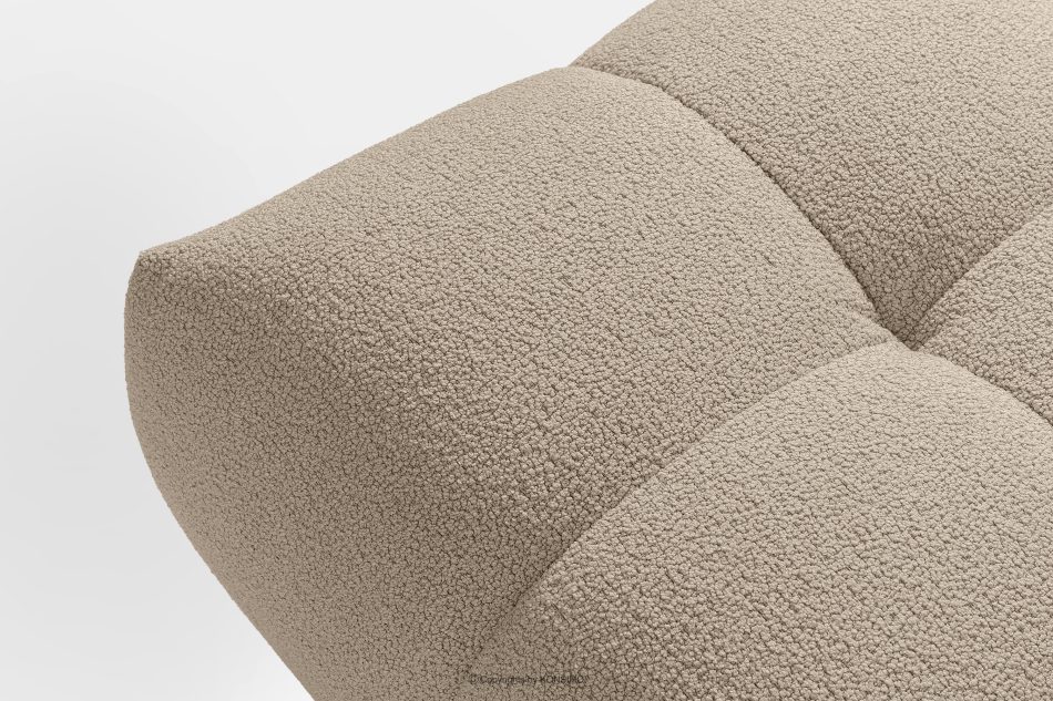 VENA Moderný prešívaný puf béžový béžová - obrázok 3