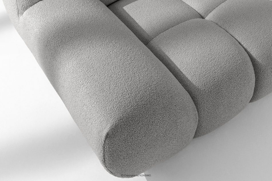 VENA Moderné prešívané kreslo svetlosivé svetlosivá - obrázok 7