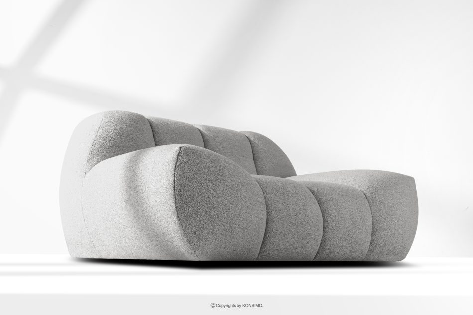 VENA Moderné prešívané kreslo svetlosivé svetlosivá - obrázok 11