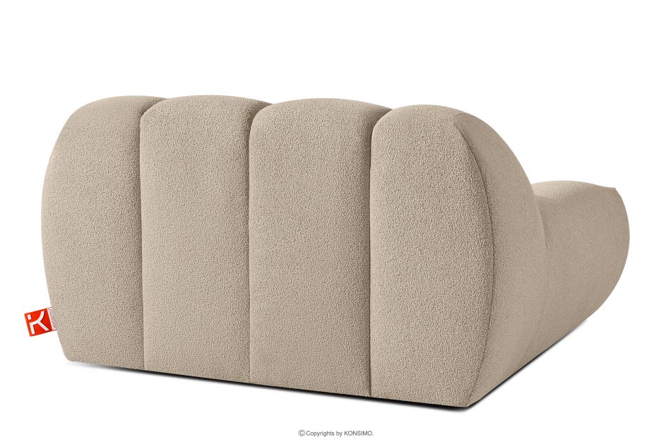 VENA Moderné prešívané kreslo béžová béžová - obrázok 4