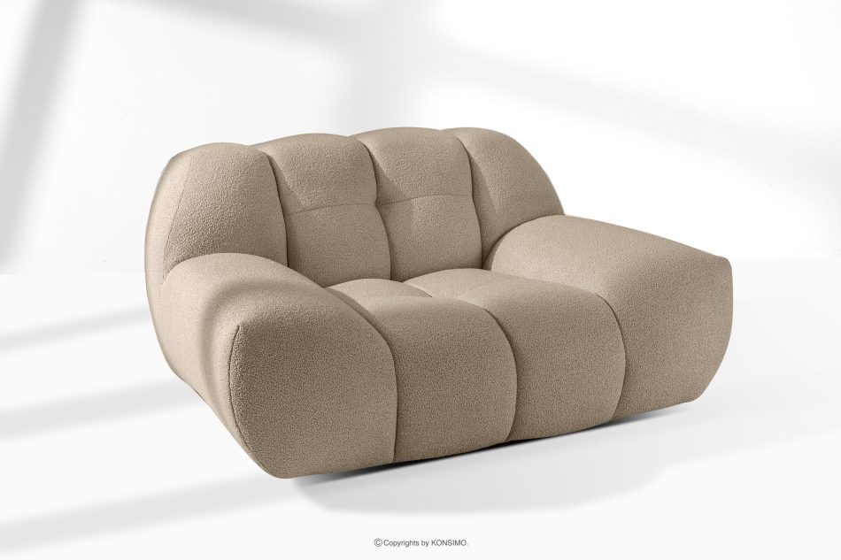 VENA Moderné prešívané kreslo béžová béžová - obrázok 10