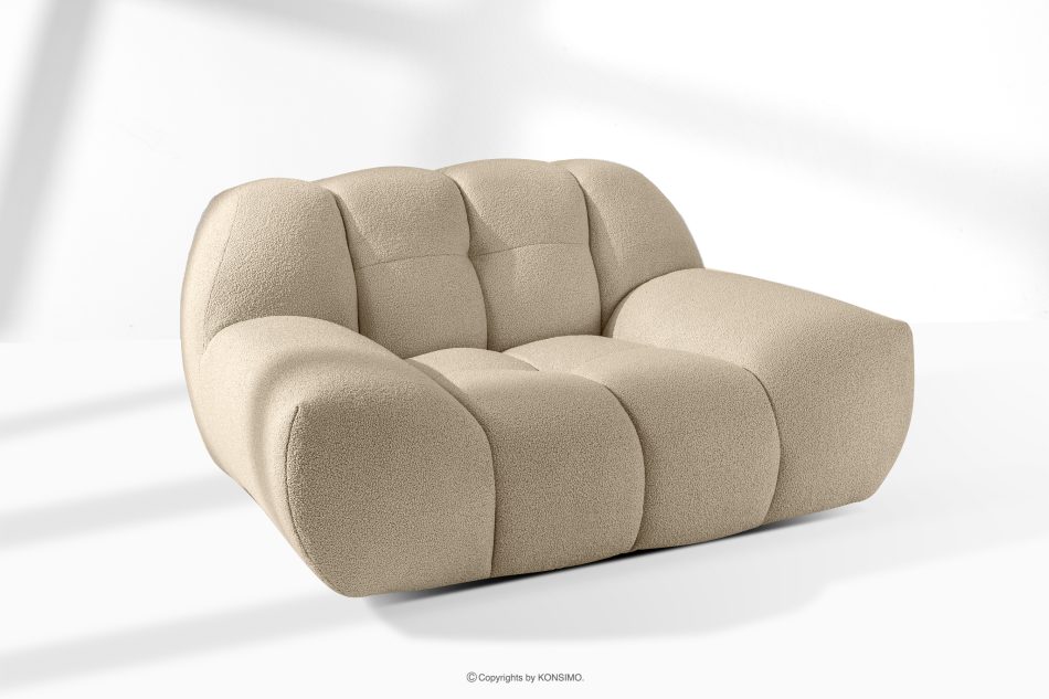 VENA Kreslo v japandi štýle svetlo béžová svetlo béžová - obrázok 10