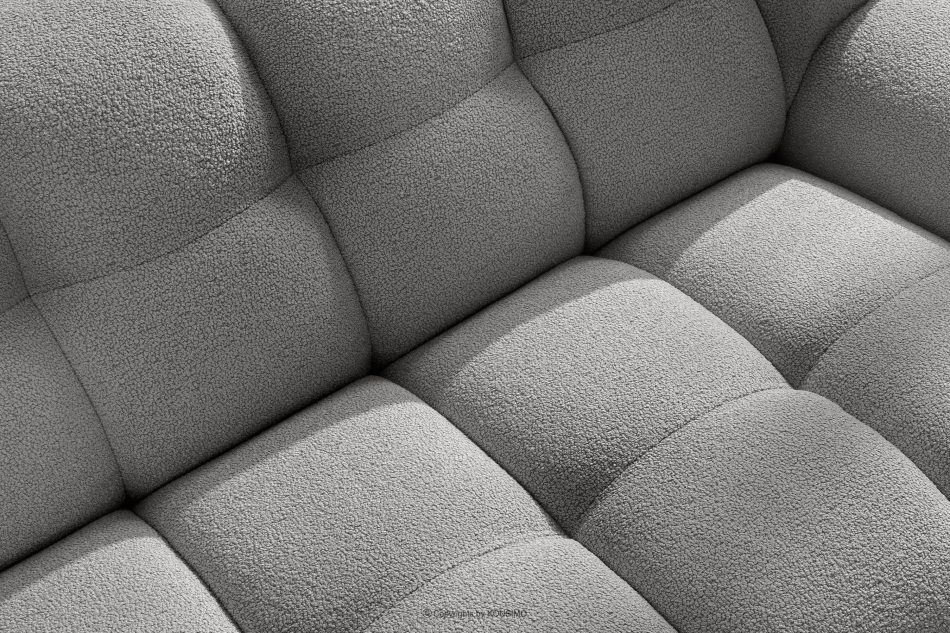 VENA Moderná štýlová prešívaná dvojmiestna pohovka svetlosivá svetlosivá - obrázok 6