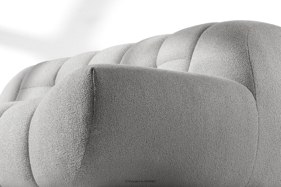 VENA Moderná štýlová prešívaná dvojmiestna pohovka svetlosivá svetlosivá - obrázok 7