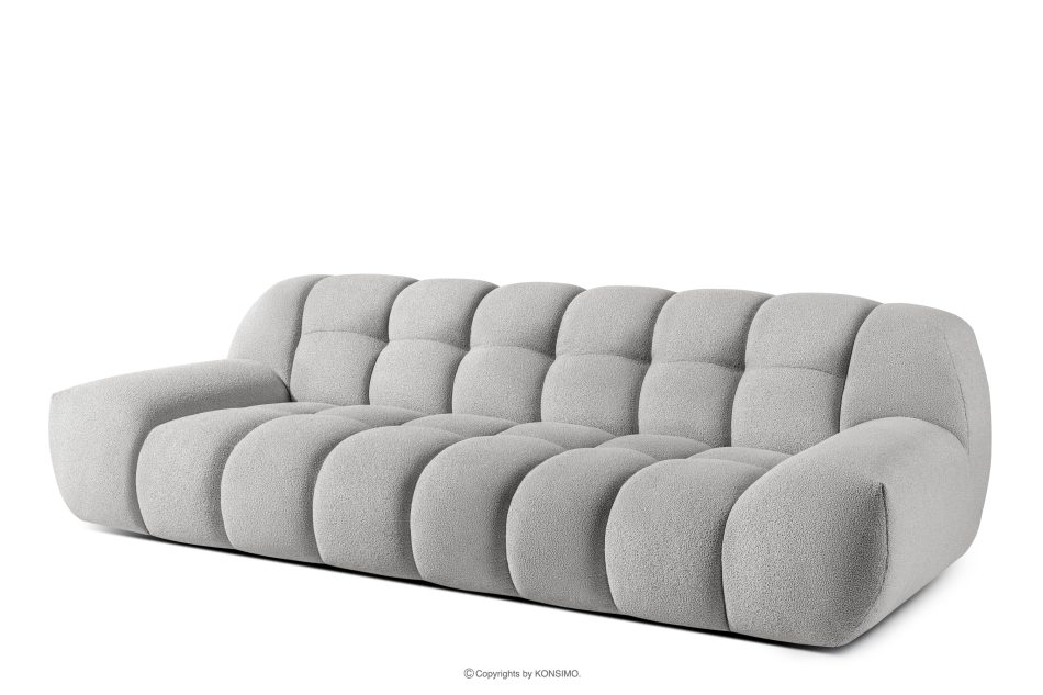 VENA Trojmiestna dvojsedadlová pohovka v modernom štýle svetlosivá svetlosivá - obrázok 3