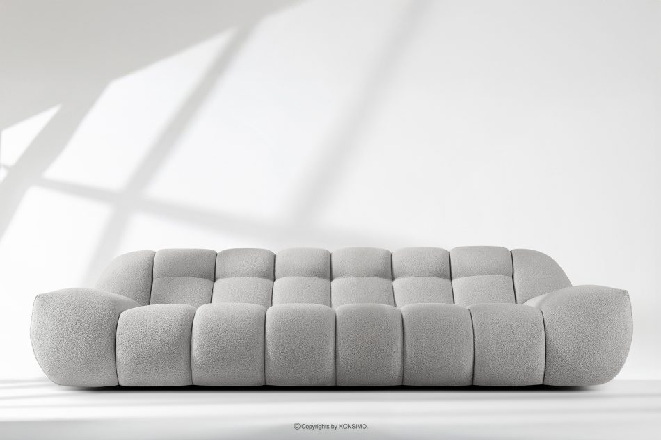 VENA Trojmiestna dvojsedadlová pohovka v modernom štýle svetlosivá svetlosivá - obrázok 1