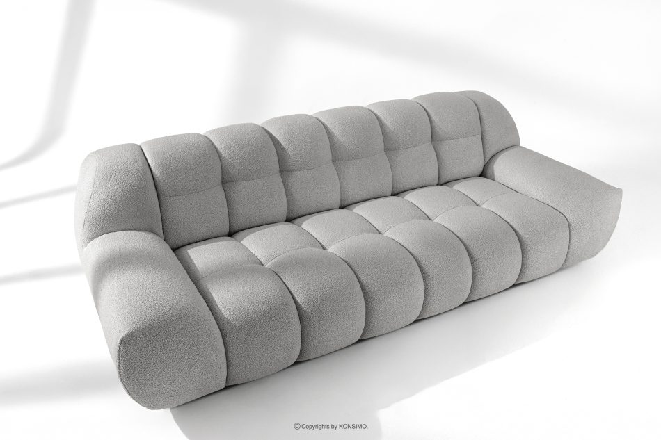 VENA Trojmiestna dvojsedadlová pohovka v modernom štýle svetlosivá svetlosivá - obrázok 13