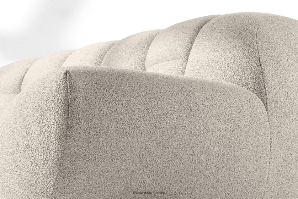 VENA Trojmiestna pohovka v japandi štýle biela biela - obrázok 7