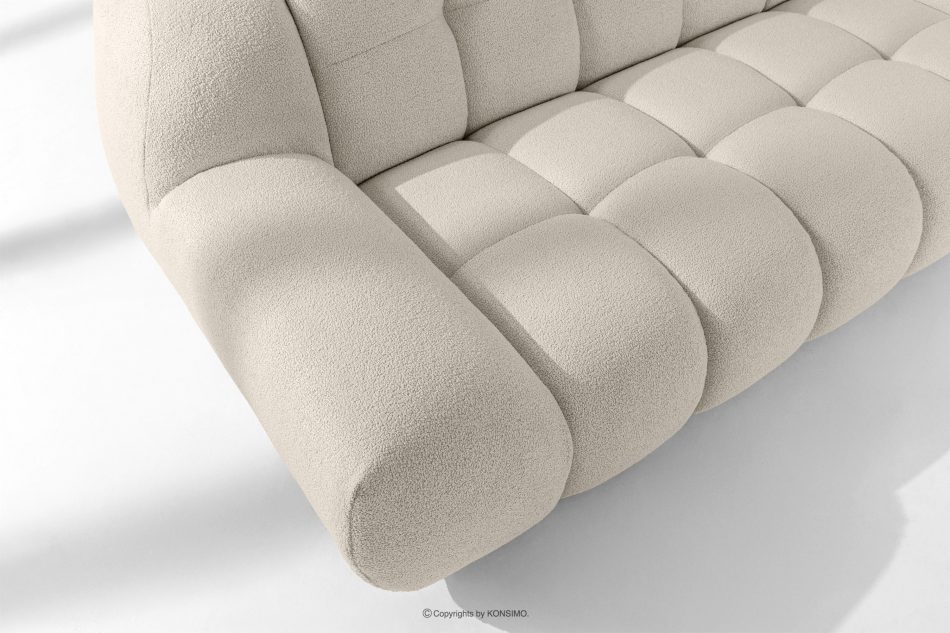 VENA Trojmiestna pohovka v japandi štýle biela biela - obrázok 8