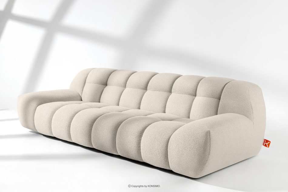 VENA Trojmiestna pohovka v japandi štýle biela biela - obrázok 10