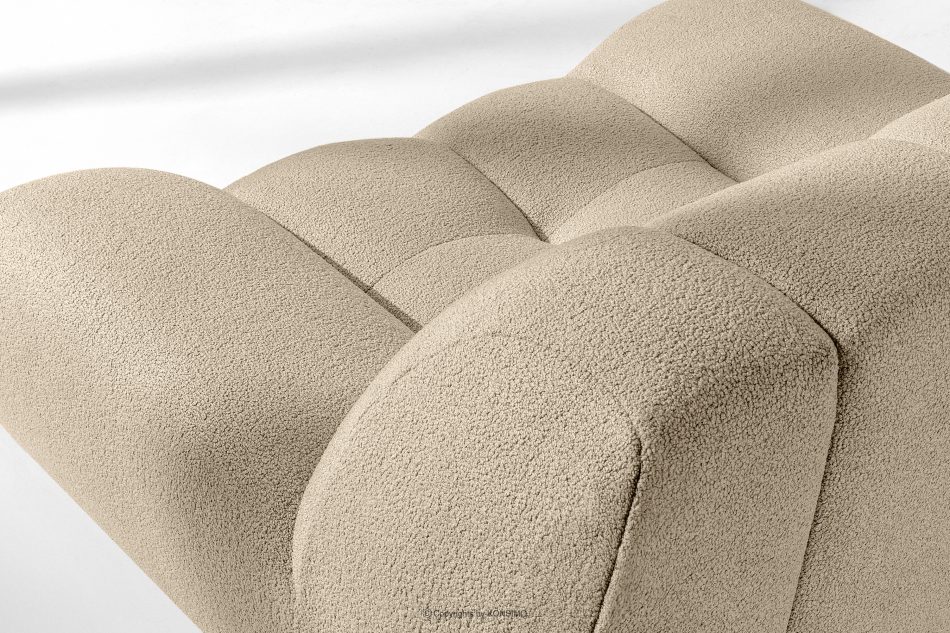 VENA Súprava kresla a pufu japandi béžová svetlo béžová - obrázok 8