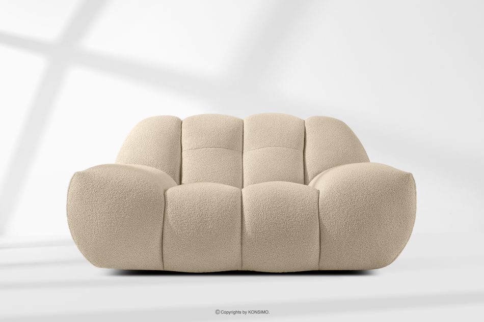 VENA Súprava kresla a pufu japandi béžová svetlo béžová - obrázok 13