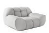 VENA Japandi štýl pohovka puf kreslo nábytková zostava svetlosivá svetlosivá - obrázok 10