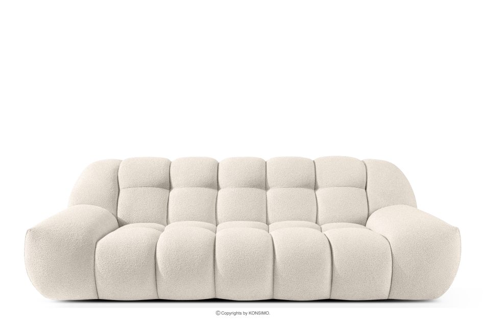 VENA Súprava kresiel a pufov v japandi štýle biela biela - obrázok 2