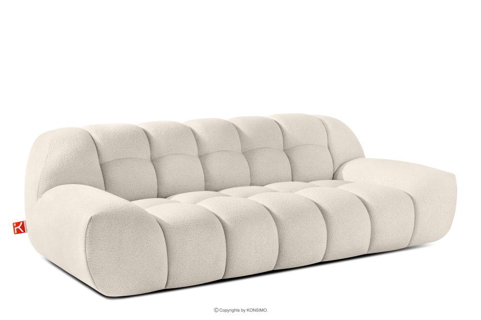 VENA Súprava kresiel a pufov v japandi štýle biela biela - obrázok 4