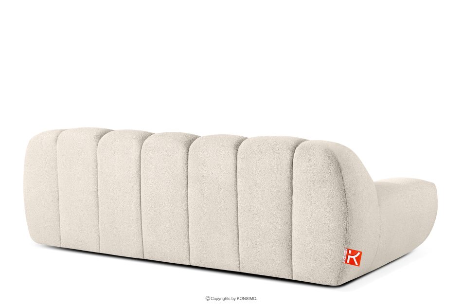 VENA Súprava kresiel a pufov v japandi štýle biela biela - obrázok 5