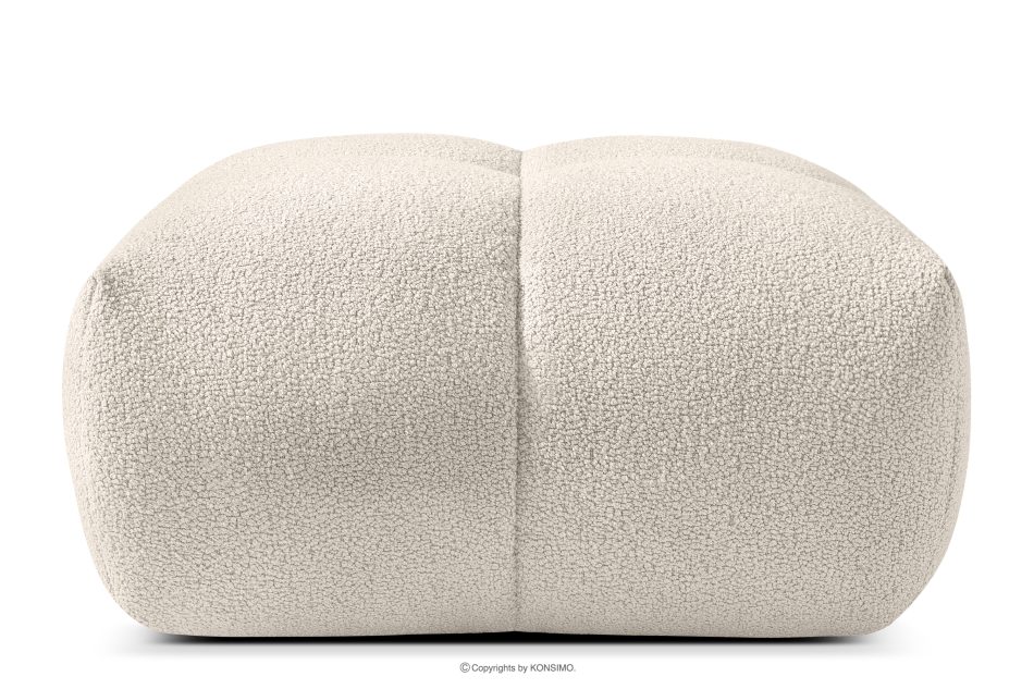 VENA Súprava kresiel a pufov v japandi štýle biela biela - obrázok 14