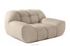 VENA Japandi štýl pohovka puf, kreslo, súprava nábytku béžová béžová - obrázok 10